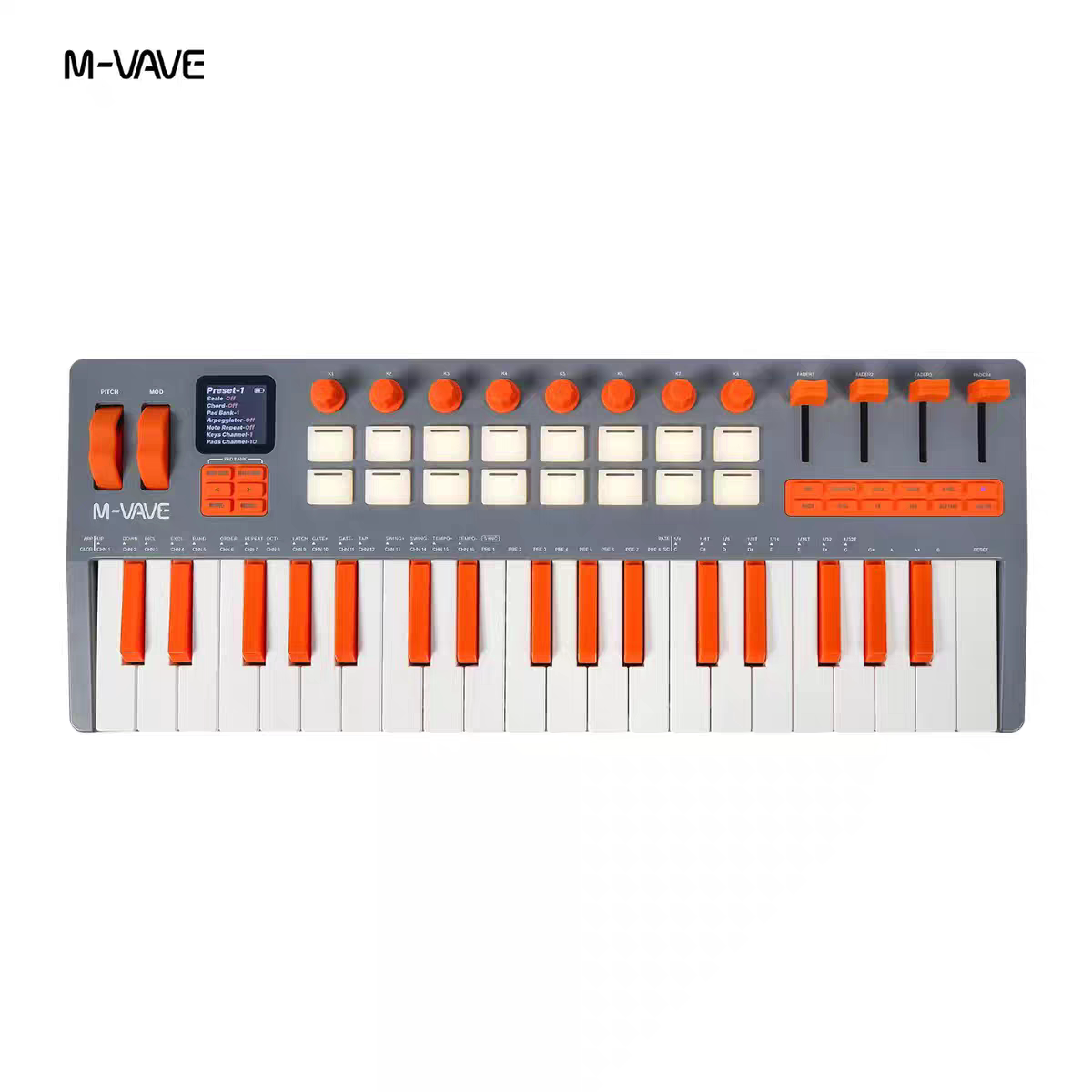 لوحة مفاتيح MIDI M-VAVE SMK-37 - مراجعة Midi Controller Pad وسعره
