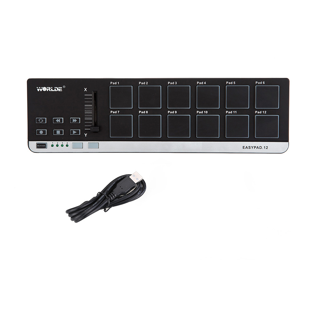 وحدة تحكم عالمية محمولة للوحة  - مراجعة Midi Controller Pad وسعره